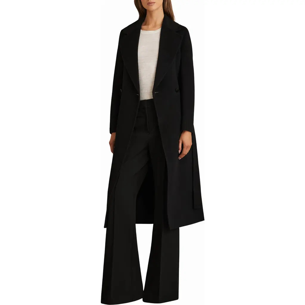 Reiss Lucia Coat in Black at Nordstrom Rack, Size 8 Us / 12 Uk | Nordstrom Rack