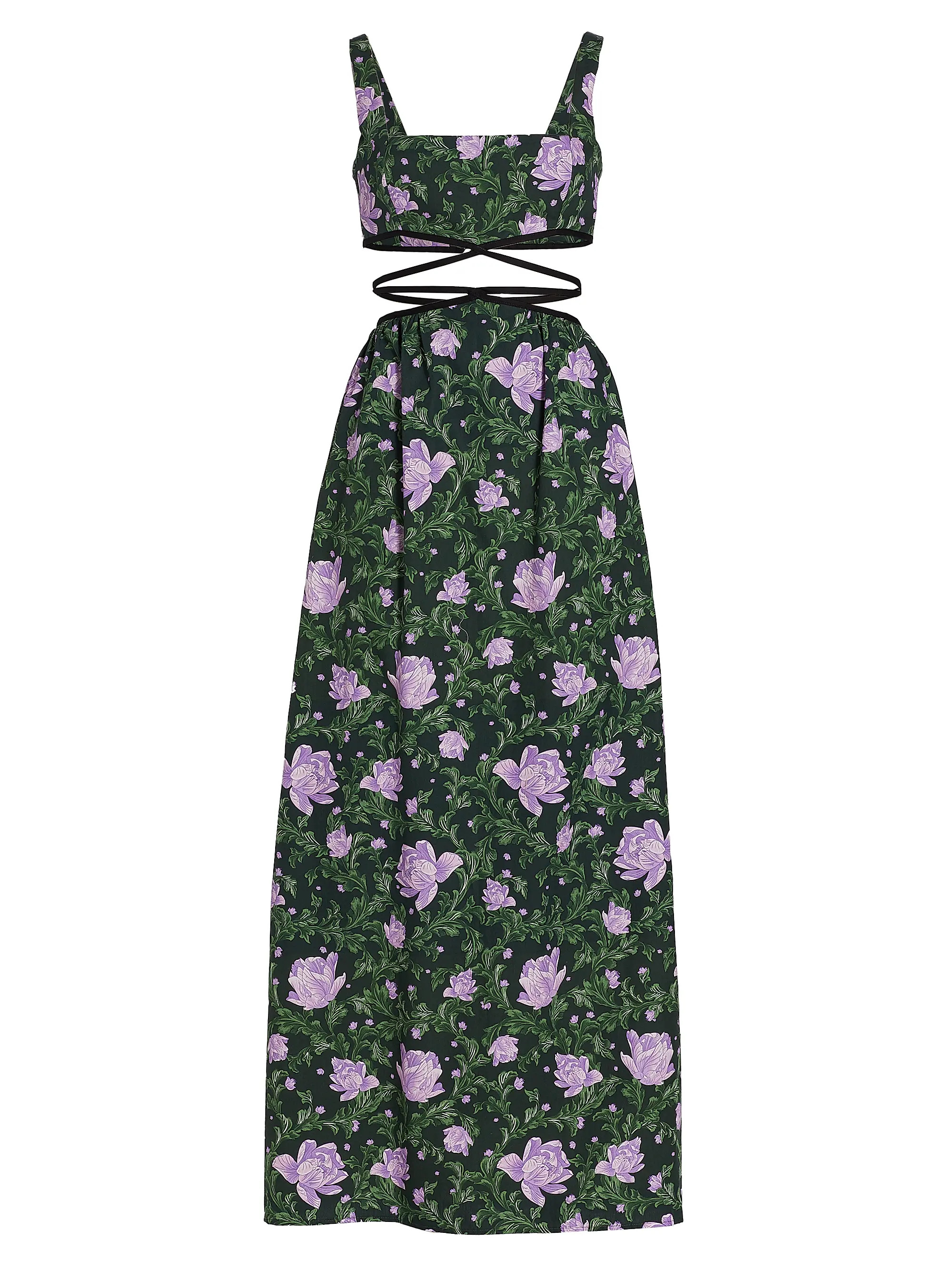 Peonia Cut-Out Strappy Maxi Dress | Saks Fifth Avenue