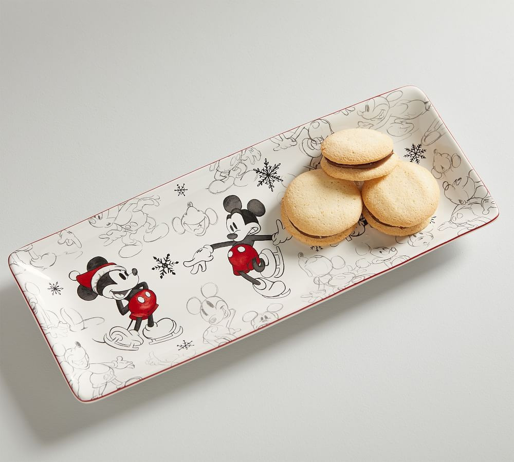 Mickey Mouse Holiday Cotton Tablecloth | Pottery Barn (US)