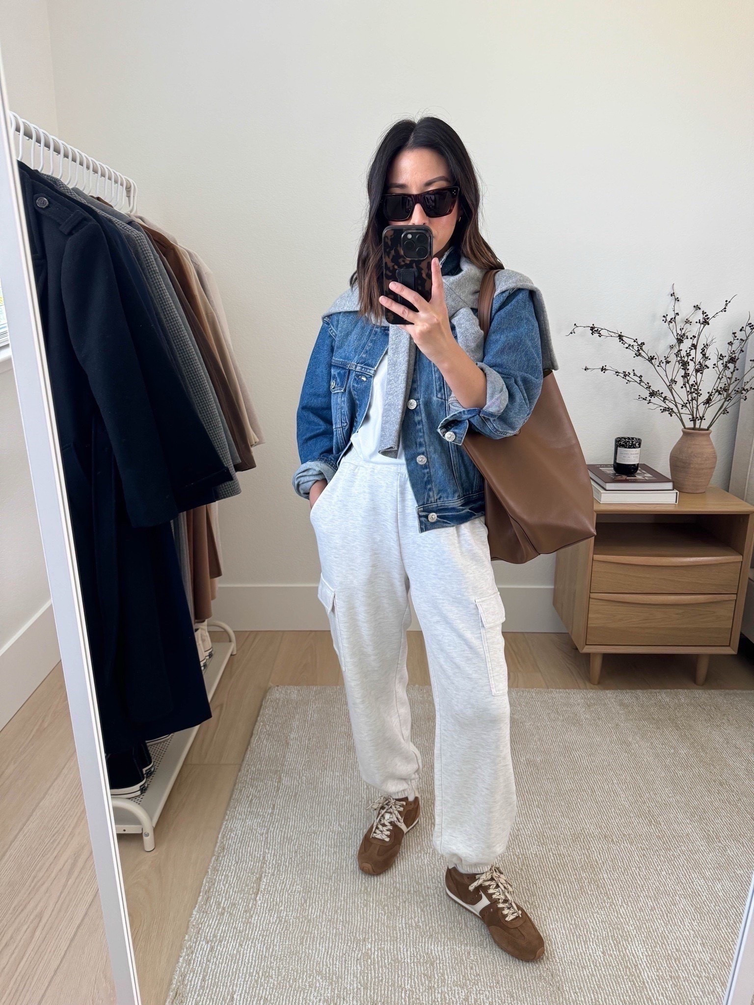 School drop off outfit ideas. Mom-life outfits. Absolutely love these petite-friendly cargo pants from Varley. I don't think you can really find these from anywhere else. So comfortable, too!

AYR jacket small
Madewell tee xs
Everlane cashmere sweater xs
Varley cargo pants 25" xs
Larroude sneakers 6, run small
Mansur Gavriel tote
Celine sunglasses

Fall outfits, fall style, petite style 



#LTKPetite #LTKSeasonal #LTKShoeCrush