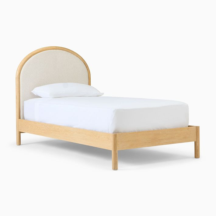 Sarah Sherman Samuel Upholstered Wood Arches Bed | West Elm (US)