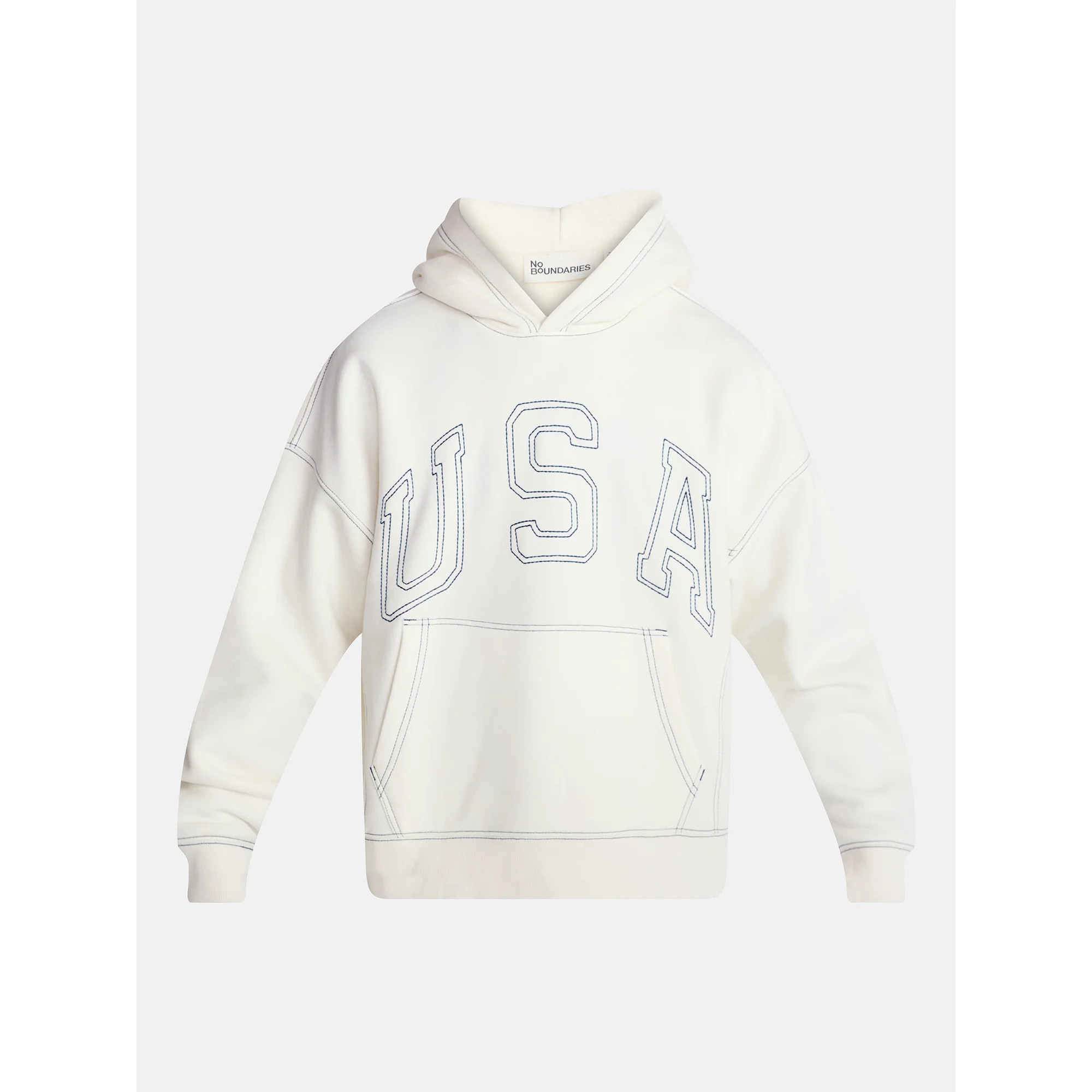 No Boundaries USA Hoodie with Embroidery, Men's XS-4XLT | Walmart (US)