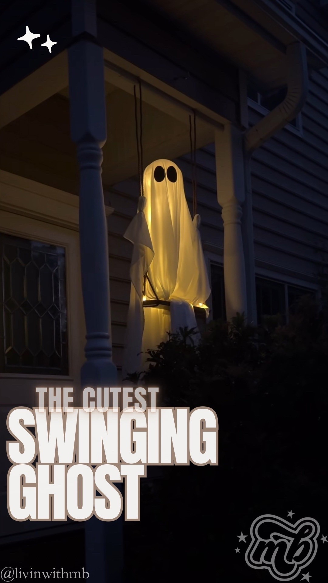 THE CUTEST swinging ghost 🫶🏼👻

#LTKStyleTip #LTKHome #LTKSeasonal