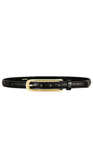 The Jolene Belt in Black Croc | Revolve Clothing (Global)