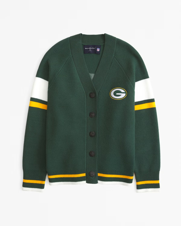 Green Bay Packers LuxeLoft Cardigan | Abercrombie & Fitch (US)
