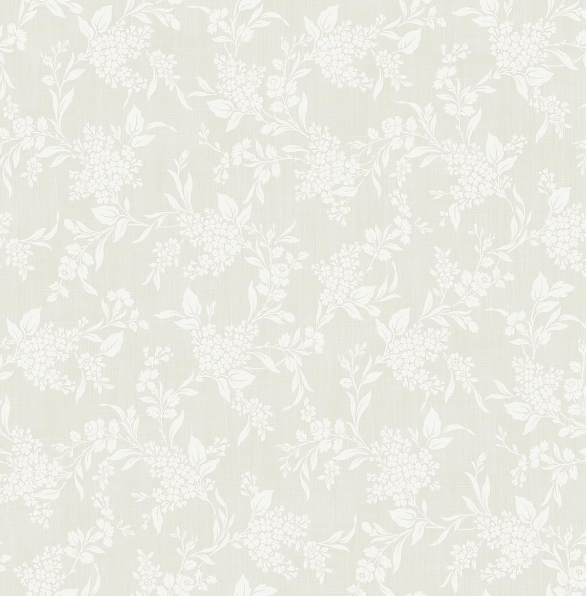 NextWall Tonal Floral Peel and Stick Wallpaper (Neutral) | Amazon (US)