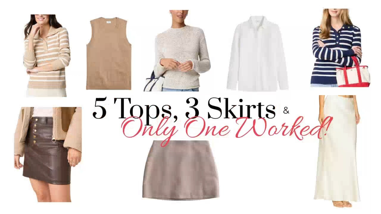 5 J.Crew tops. 3 skirts I could NOT figure out how to style. 👀

I put every top to the test to see which ones actually earned a spot in my capsule wardrobe—and somehow only ONE worked with all three skirts. It was not the one I expected.

I’m sharing the full try-on, what worked, what didn’t, and WHY over on YouTube.

▶️ Watch the full video on my YouTube — link in bio!

Shop the J.Crew pieces here on LTK 🤍

#JCrewStyle #Over40Style #CapsuleWardrobe #StyleOver40 #WardrobeEdit #ClassicStyle #LTKStyle 

 