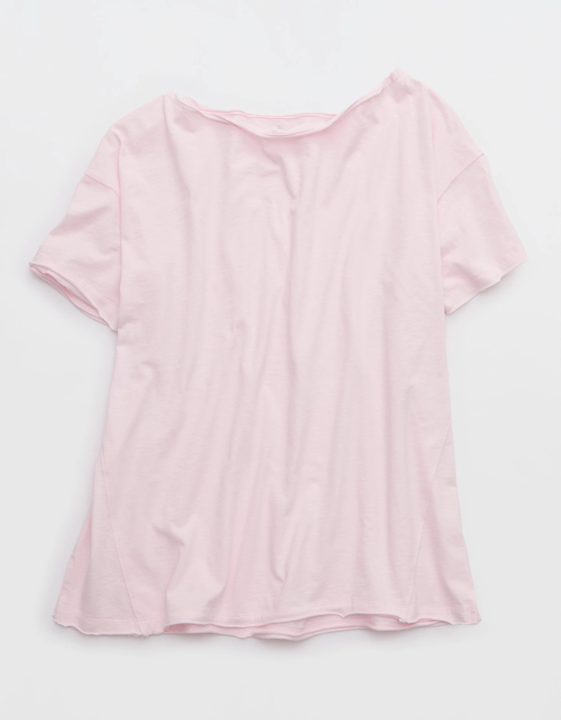 Aerie Off The Shoulder Oversized Boyfriend T-Shirt | Aerie