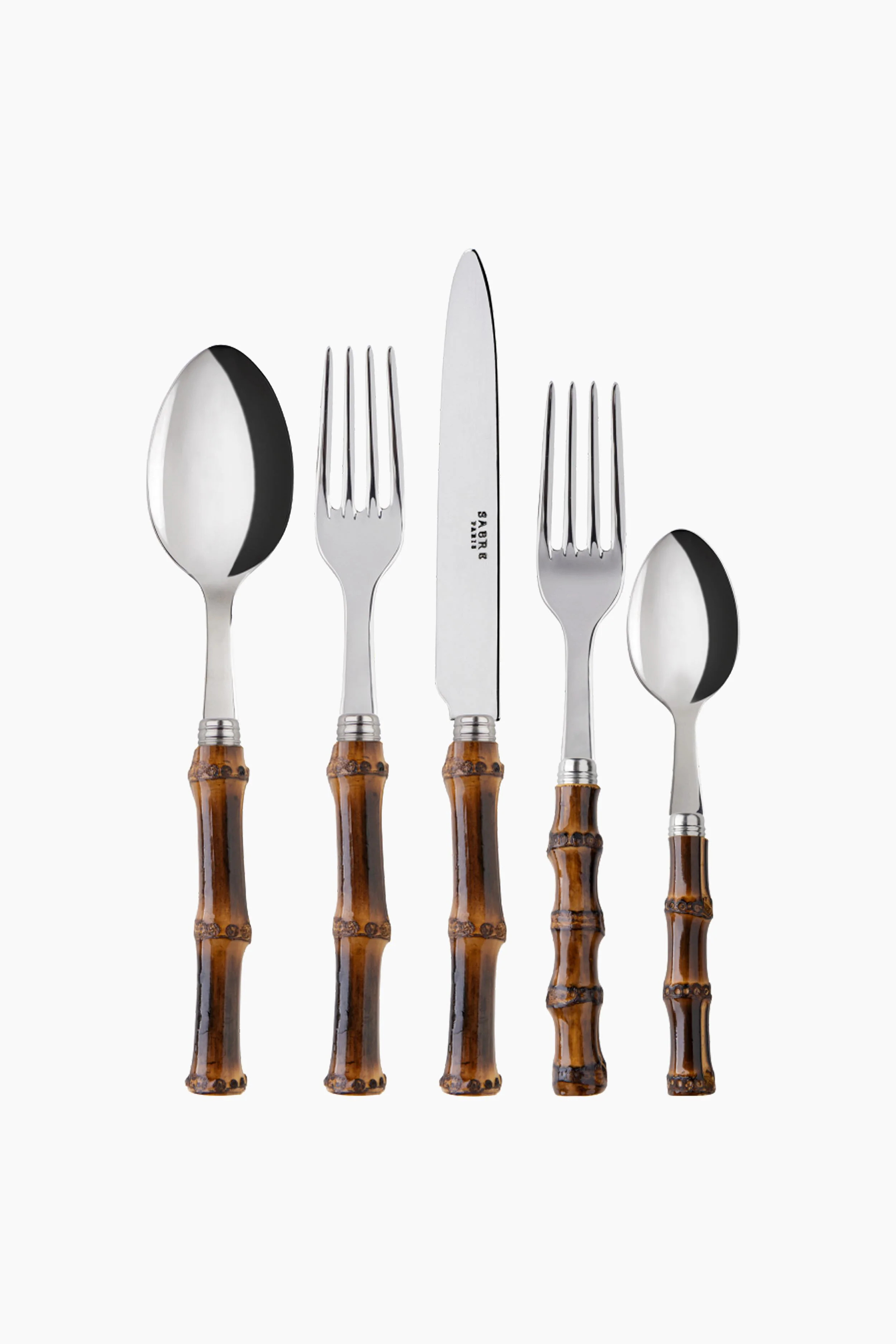 Panda Dark Bamboo 5 Piece Place Setting | Tuckernuck (US)