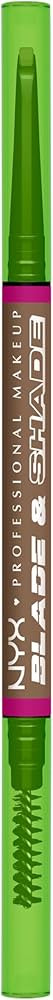 NYX PROFESSIONAL MAKEUP Blade & Shade Brow Pencil, Nano Mechanical Eyebrow Pencil, Up to 16HR Mak... | Amazon (US)