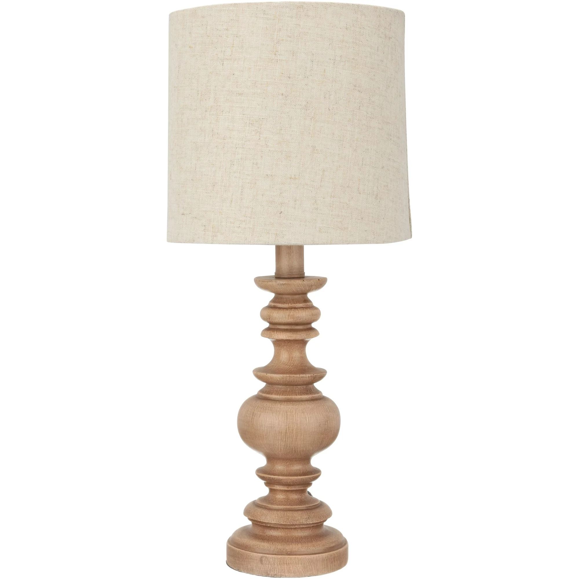 Mainstays Washed Wood Table Lamp | Walmart (US)