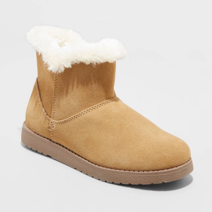 Women's Claudia Short Shearling Style Boots - Universal Thread™ | Target