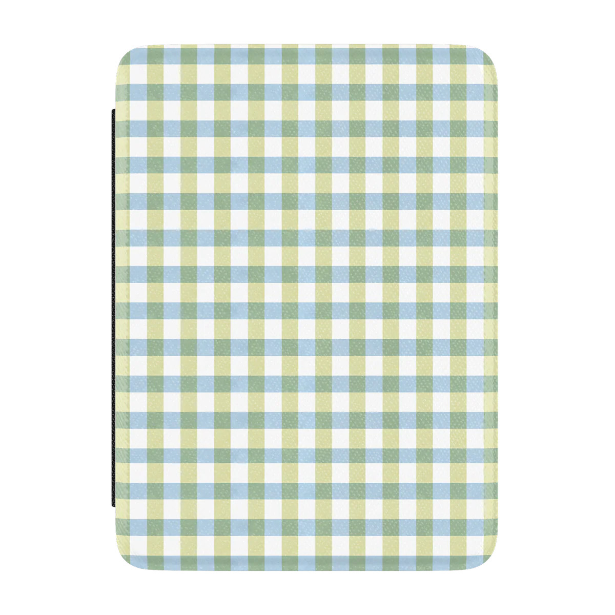 Pastel Picnic   Blue & Green Gingham Kindle Case | CASELY