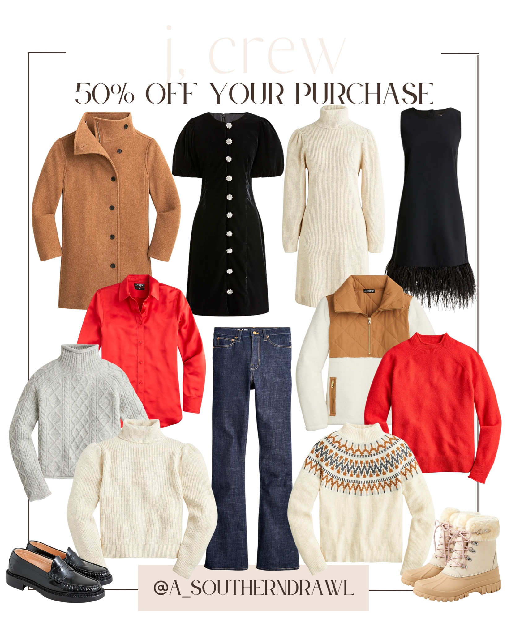 J crew - Black Friday sale - holiday fashion - Christmas dress - wool coat - Christmas party outfit - fall sweaters 

#LTKstyletip #LTKCyberweek #LTKSeasonal