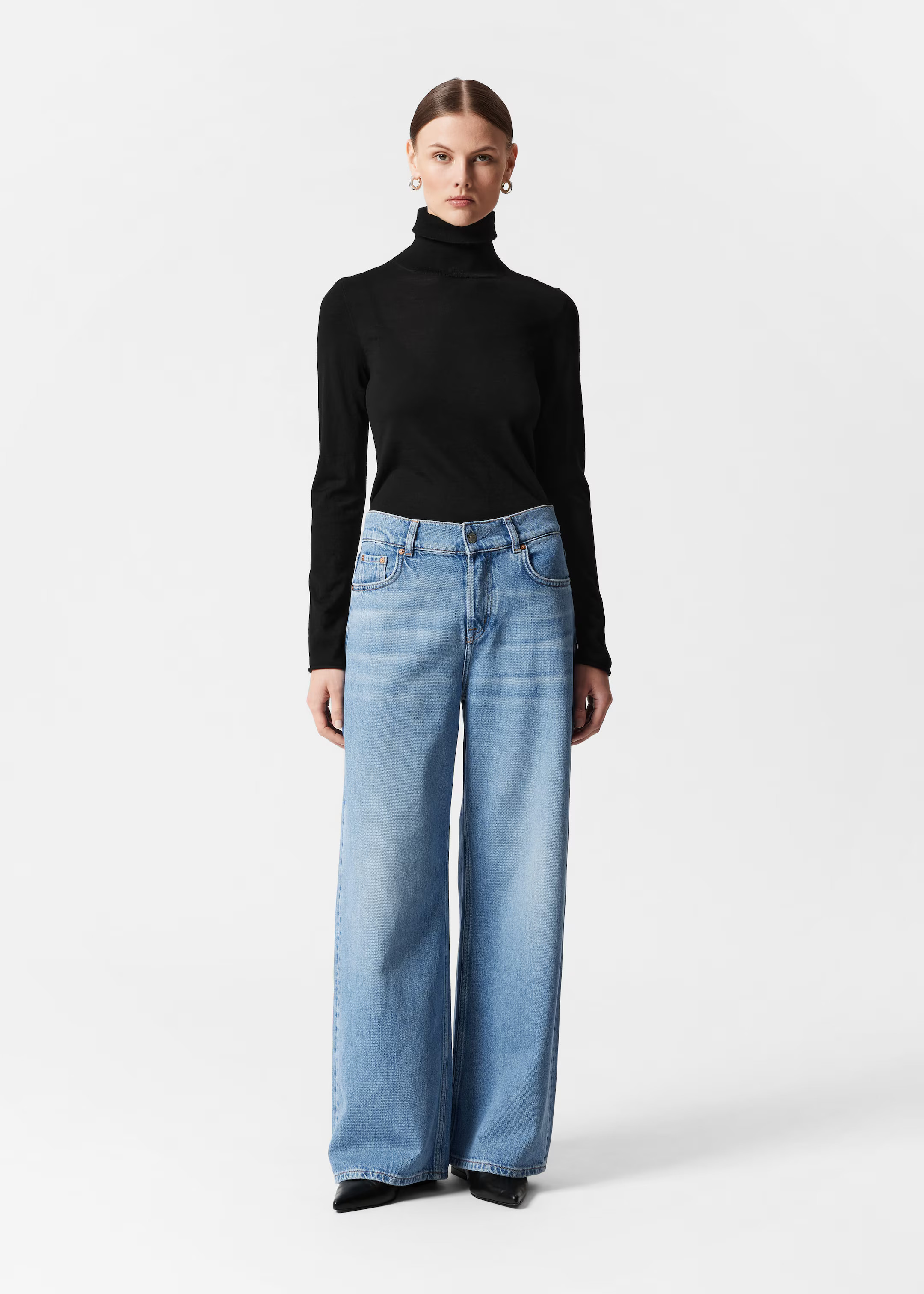 Rollkragenpullover aus Merinowolle - Schwarz - & Other Stories DE | & Other Stories EU