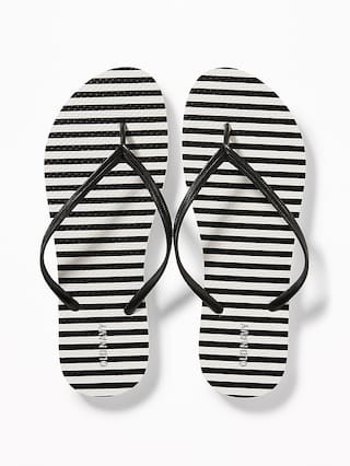 Patterned Flip-Flops for Women | Old Navy (US)