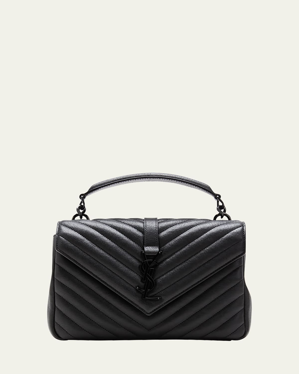 College Medium Flap YSL Shoulder Bag in Quilted Leather | Bergdorf Goodman