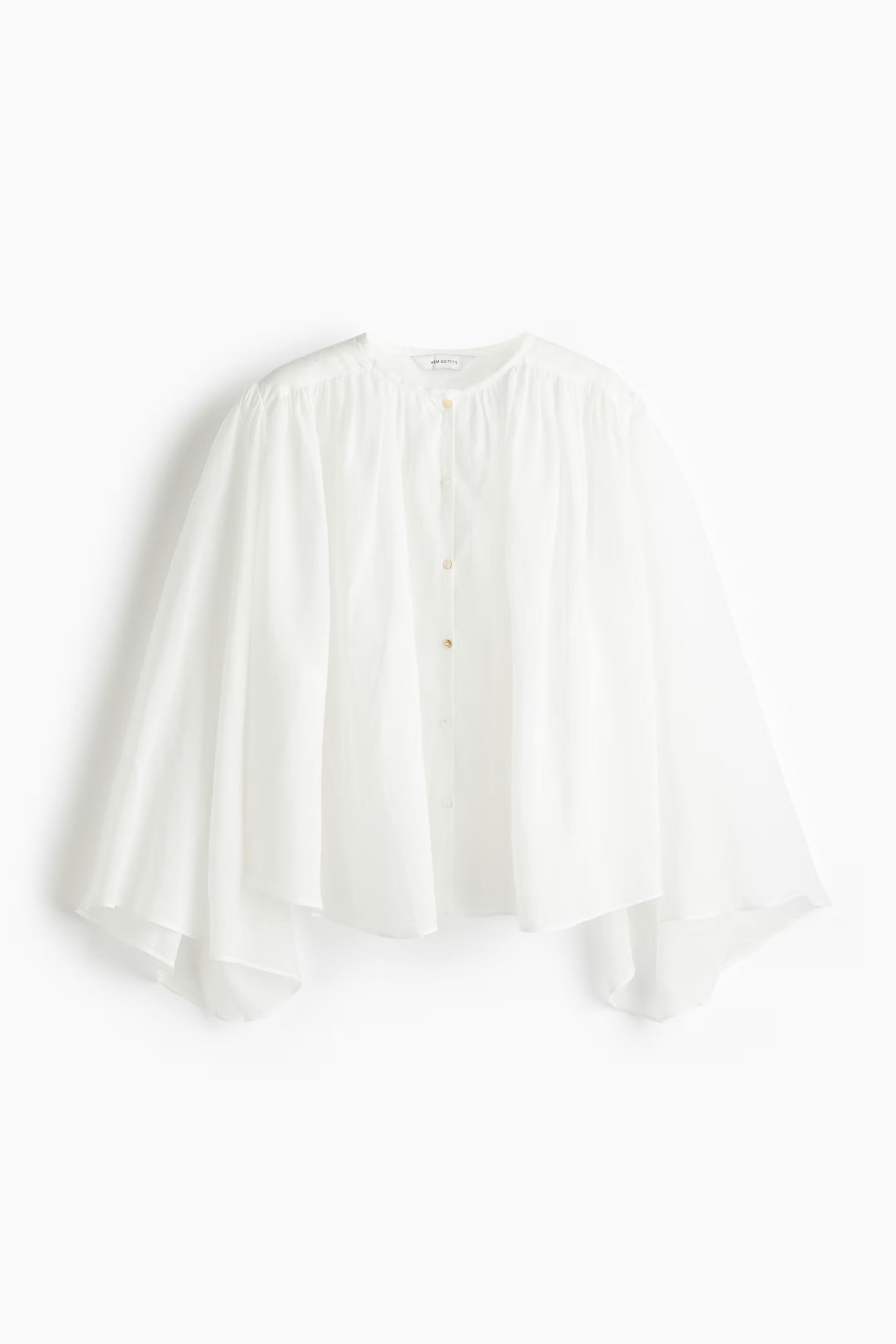 Voluminous ramie blouse | H&M (UK, MY, IN, SG, PH, TW, HK)
