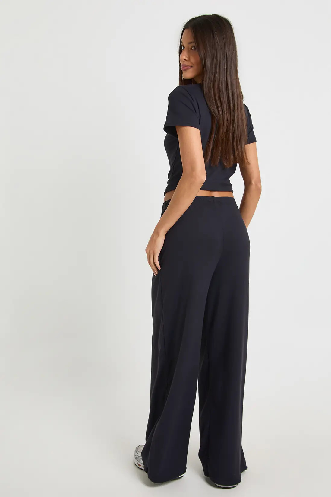 Ultra Soft Wide Leg Trouser | Boohoo.com (UK & IE)