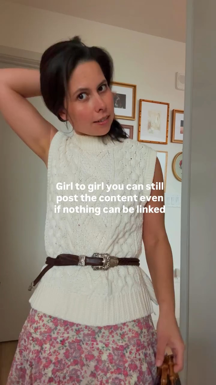 Yes, you can still find the old pieces and link to them on Poshmark, eBay etc but sometimes it is nice to just not feel the pressure that everything has to be shoppable