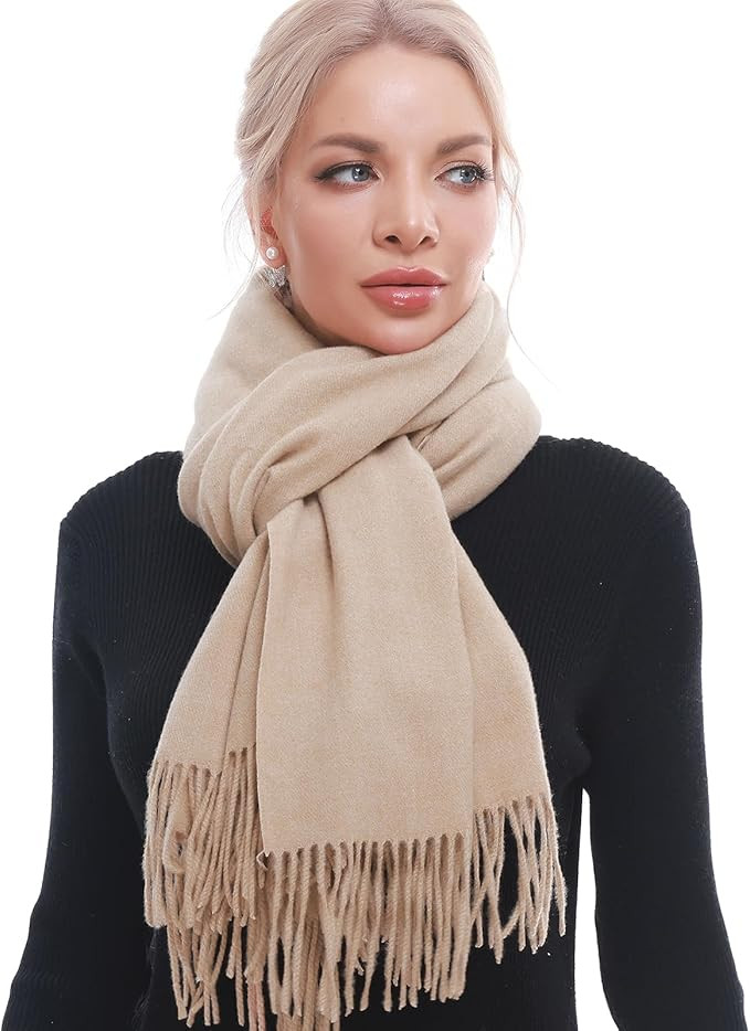 SWANT PANY Scarf for Woman Winter Warm Scarves Pashmina Shawls and Wraps Oversized Scarf | Amazon (US)