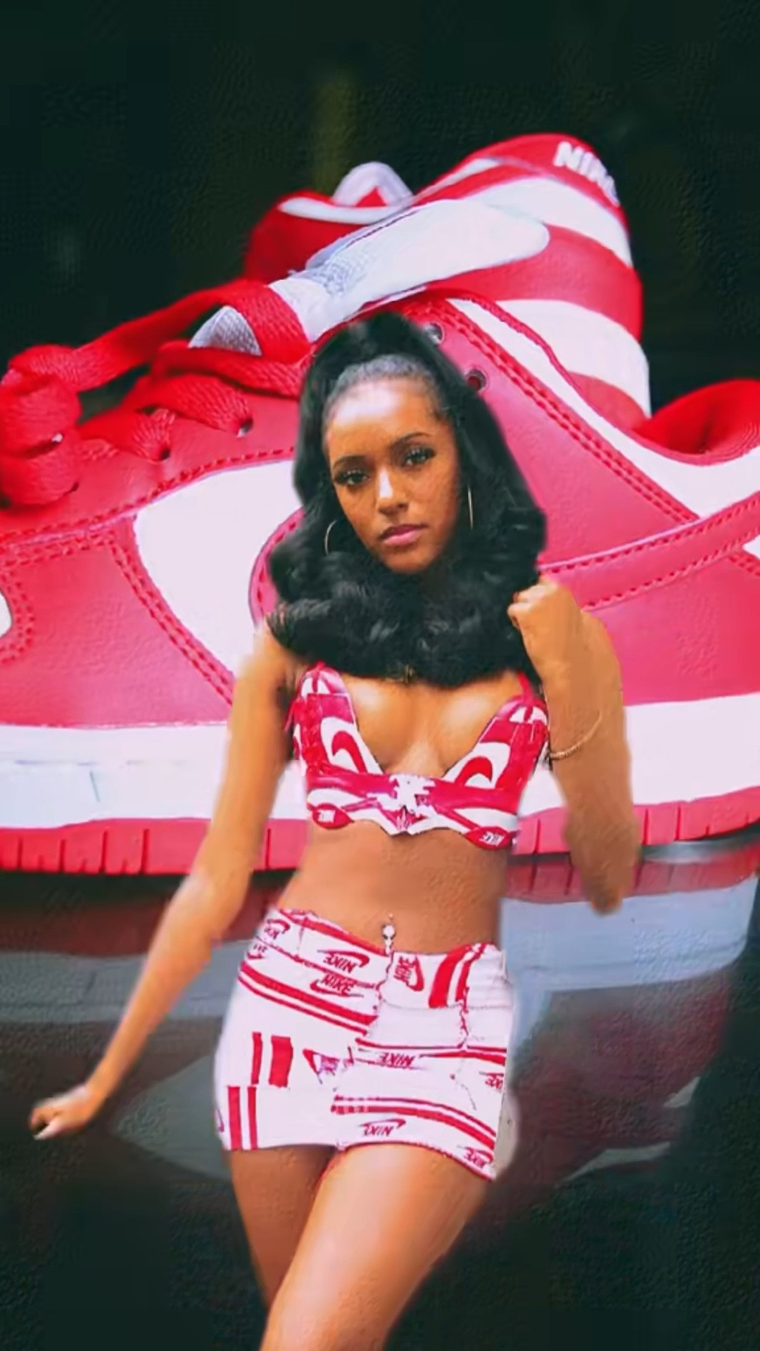 Turning Nike Dunks into a bra and Nike Socks into a skirt! 👟🧦


#LTKStyleTip