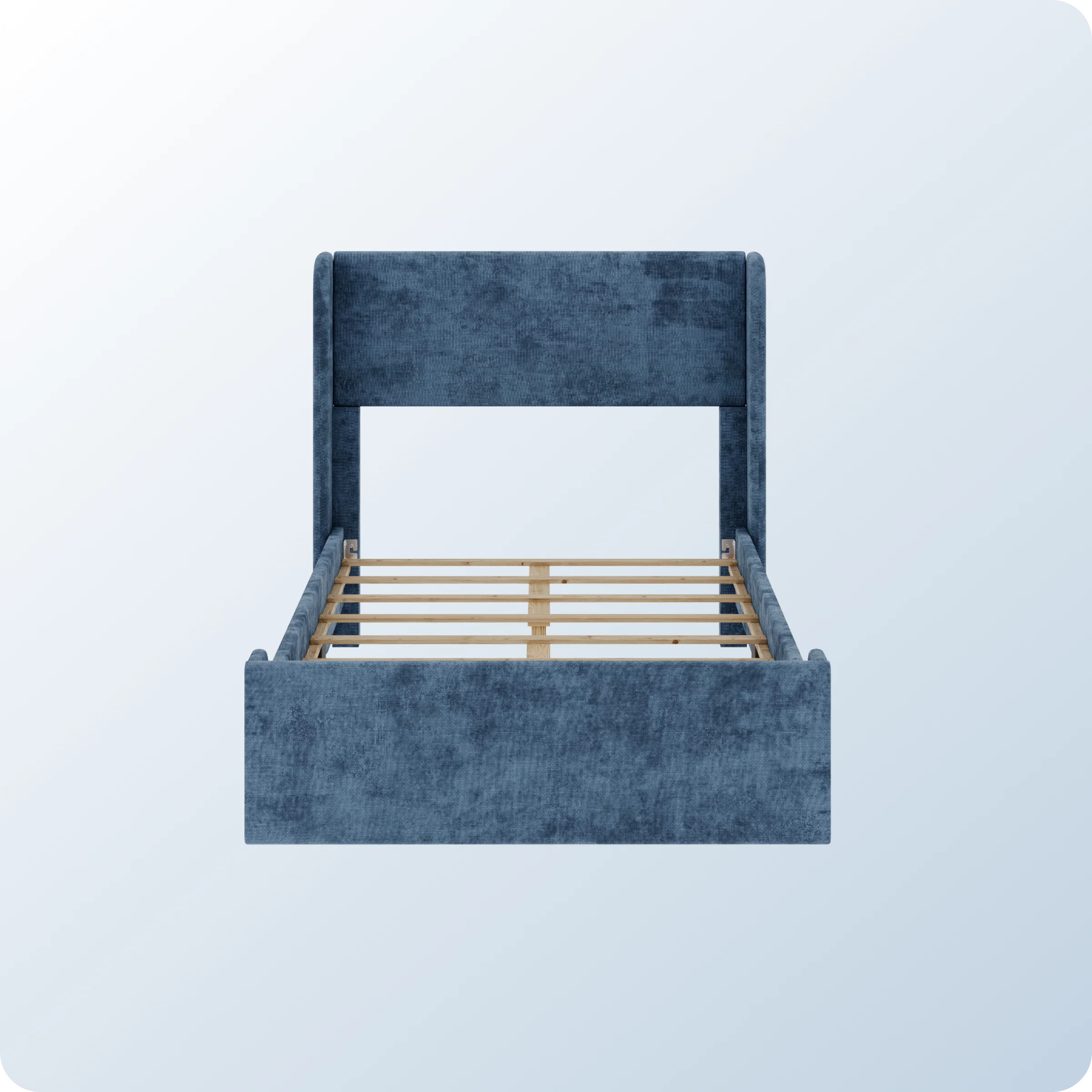 Astor Bed Frame Twin / Navy | Helix Sleep