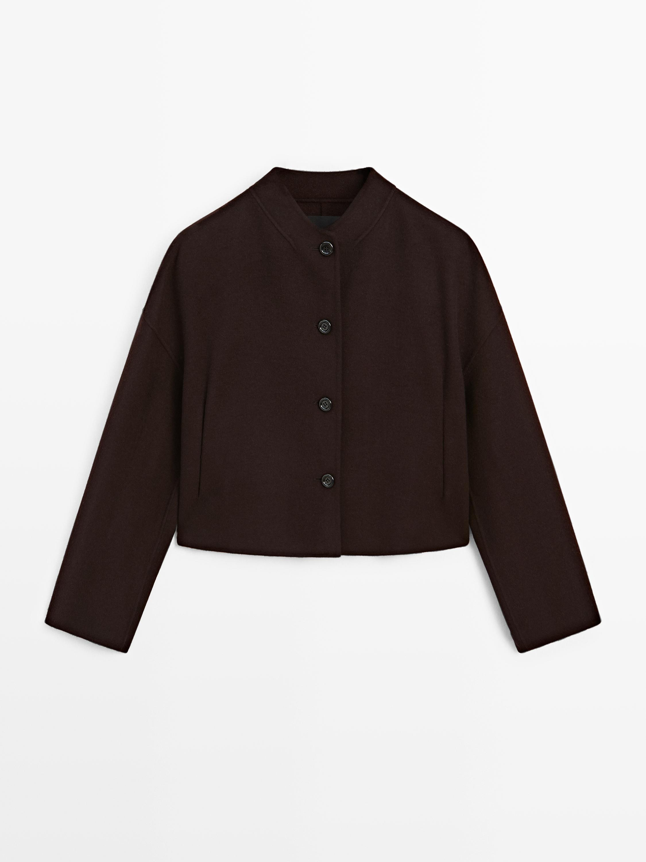 Short jacket with high neck | Massimo Dutti US