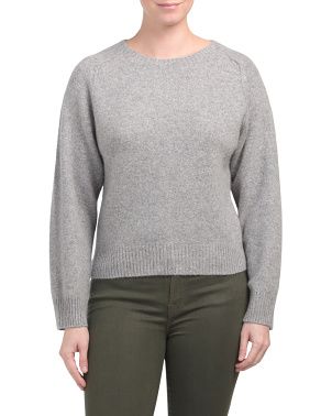 Band Collar Raglan Pullover Sweater | TJ Maxx