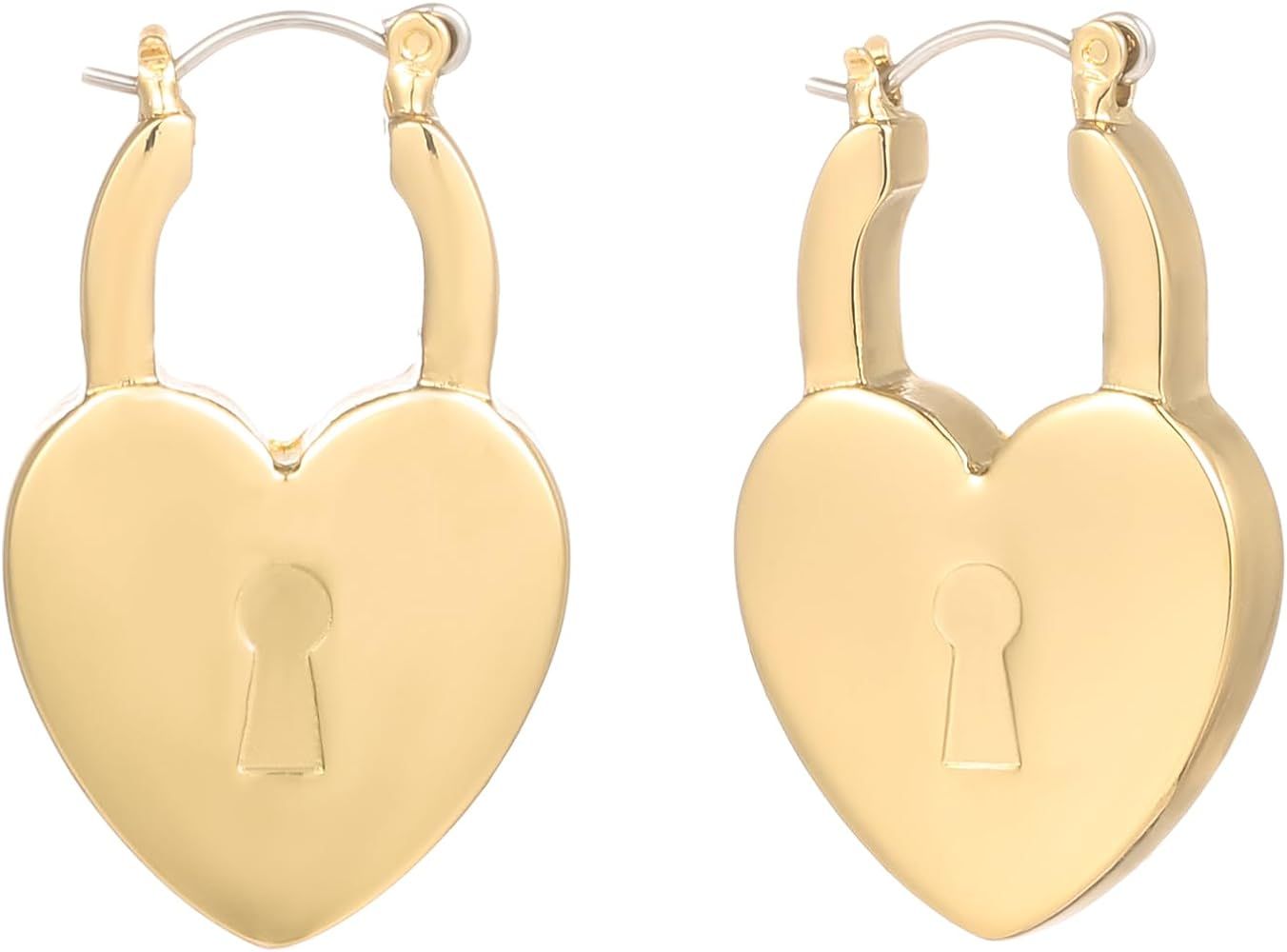 Madison Tyler Heart Earrings Dangle | Stud Earrings for Women | Drop Earrings for Women | Gold Dr... | Amazon (US)