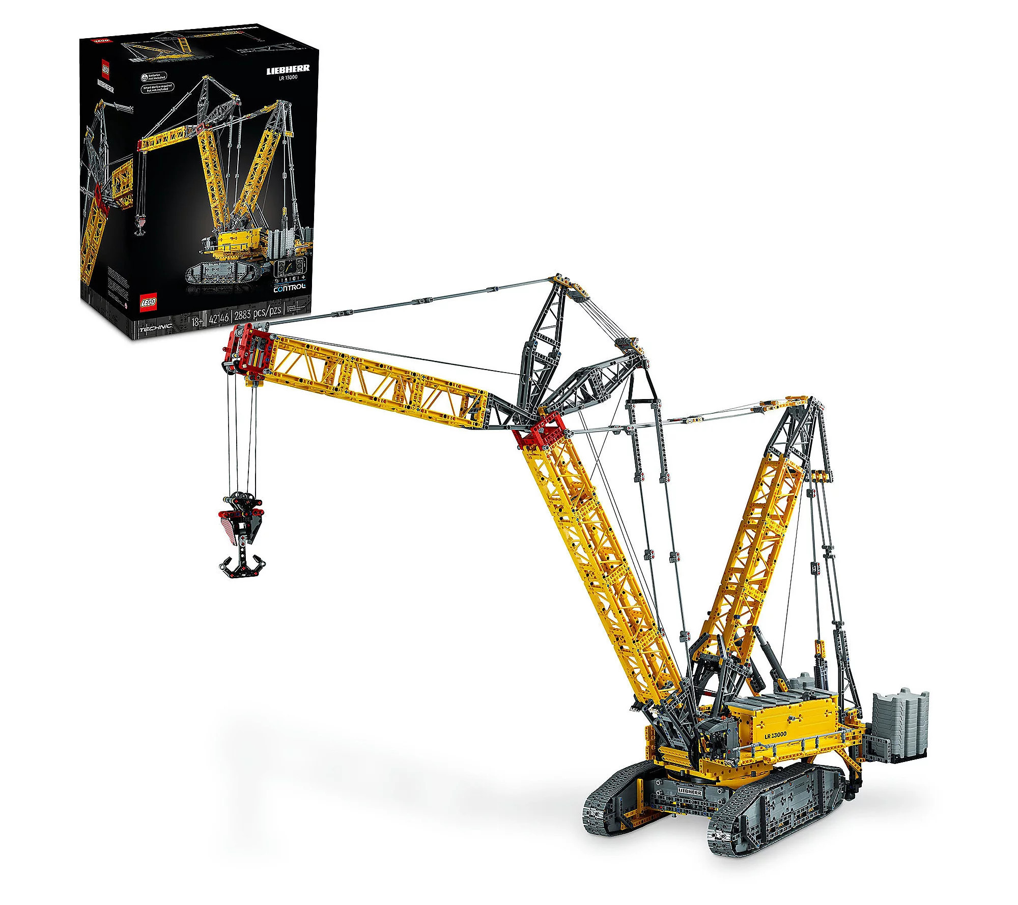 LEGO Technic Liebherr Crawler Crane LR 13000 42 146 Build Kit | QVC