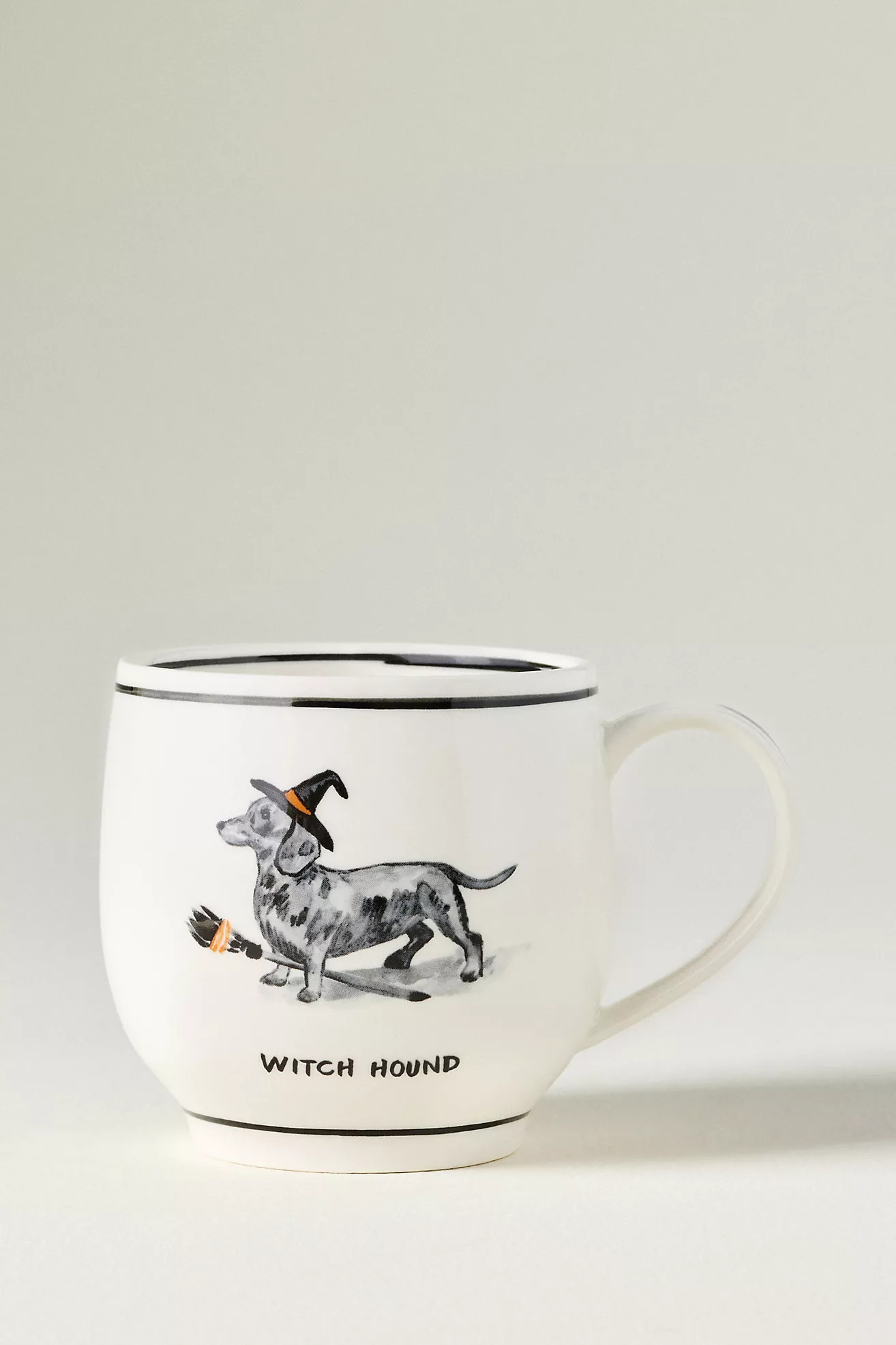 Molly Hatch Stoneware Halloween Dog Mug | Anthropologie (US)
