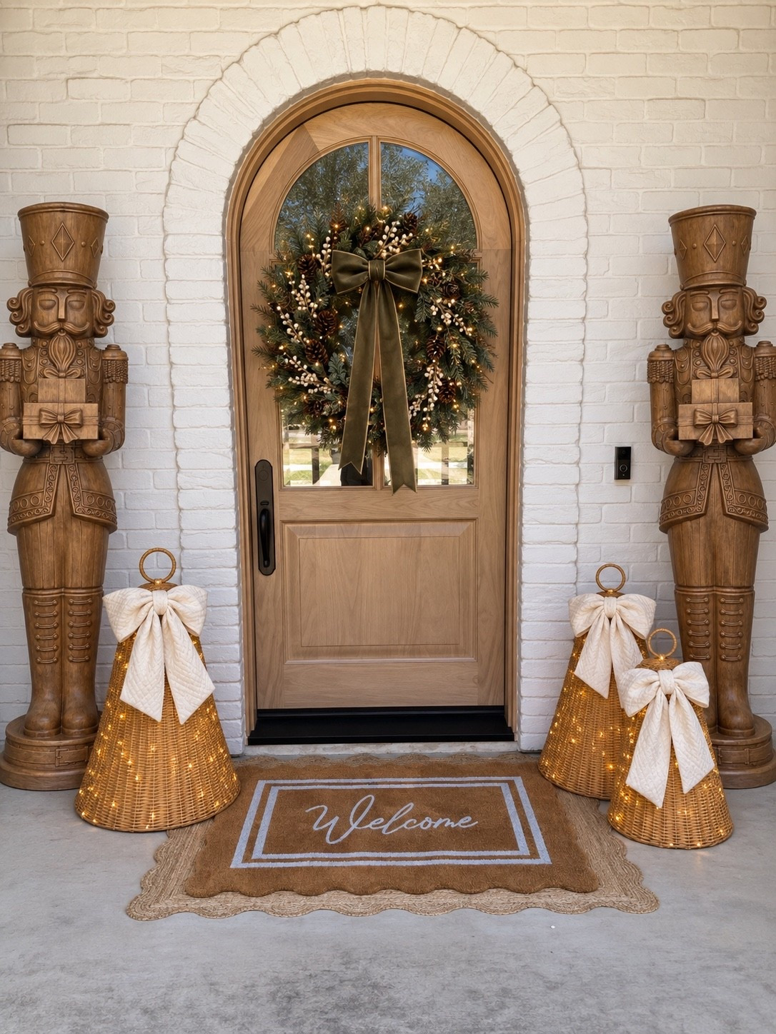 I will never fool you with AI (this picture is AI) just to share how I would style the bells 🔔

#LTKHome #LTKSeasonal