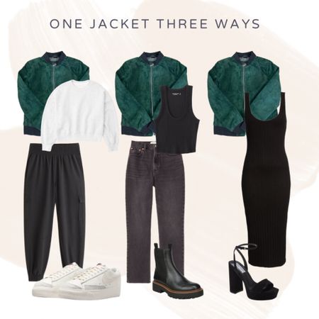 Leather jacket, outfit ideas, packing list, capsule wardrobe, green suede jacket 

#LTKtravel