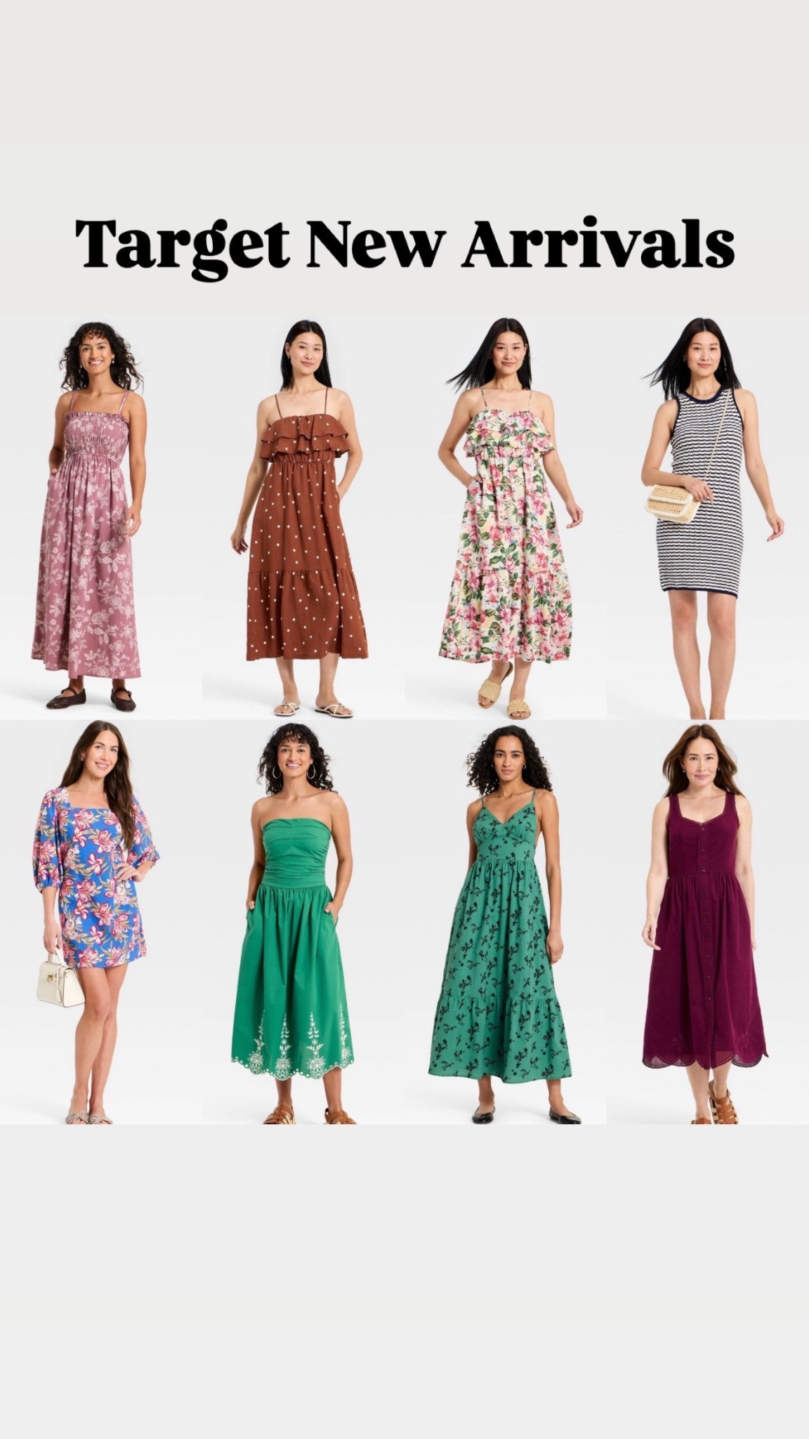 Target new arrivals 
Dresses