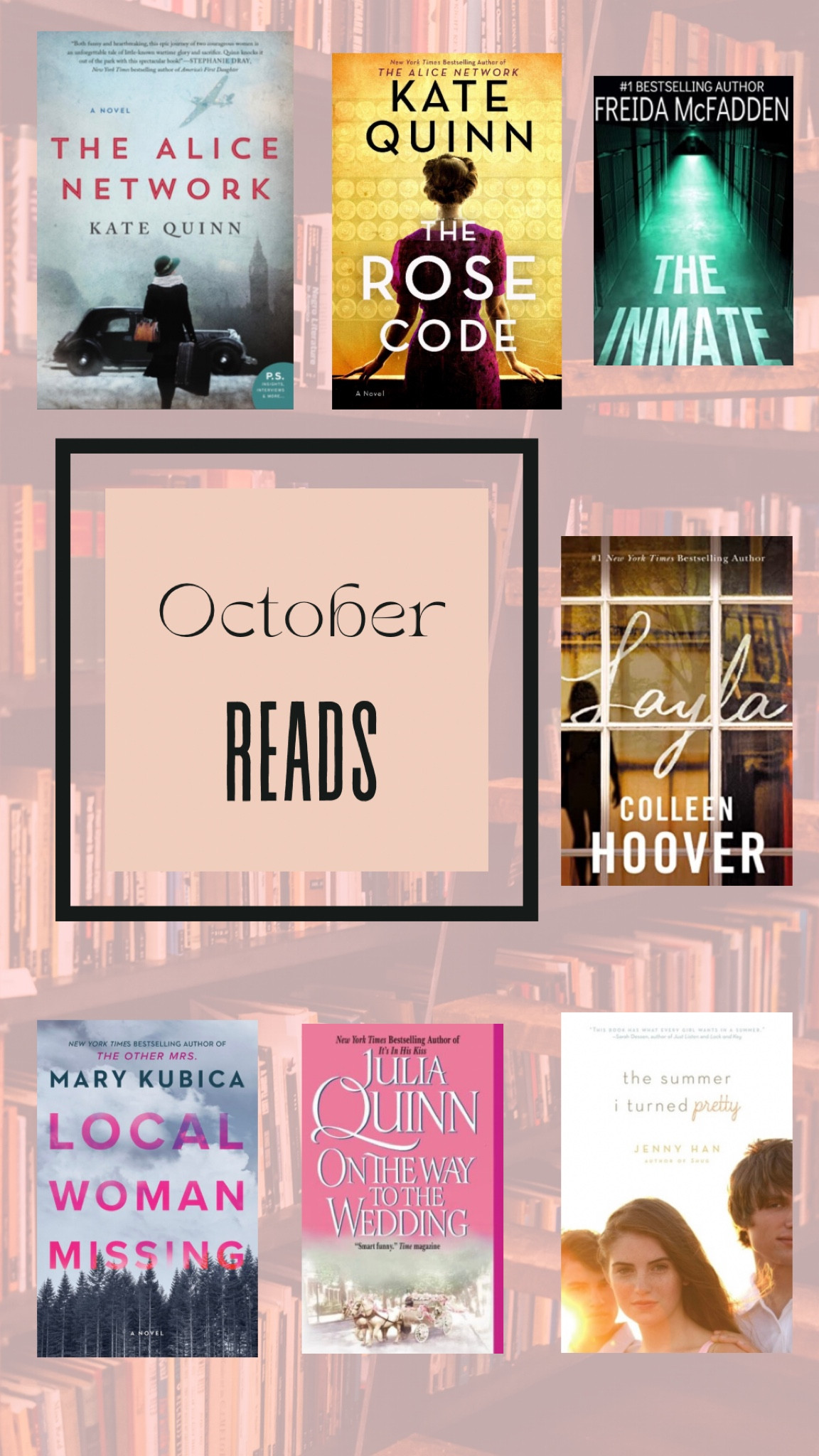 Book club
Thrillers
Colleen Hoover
Reading 

#LTKSeasonal #LTKtravel #LTKfamily