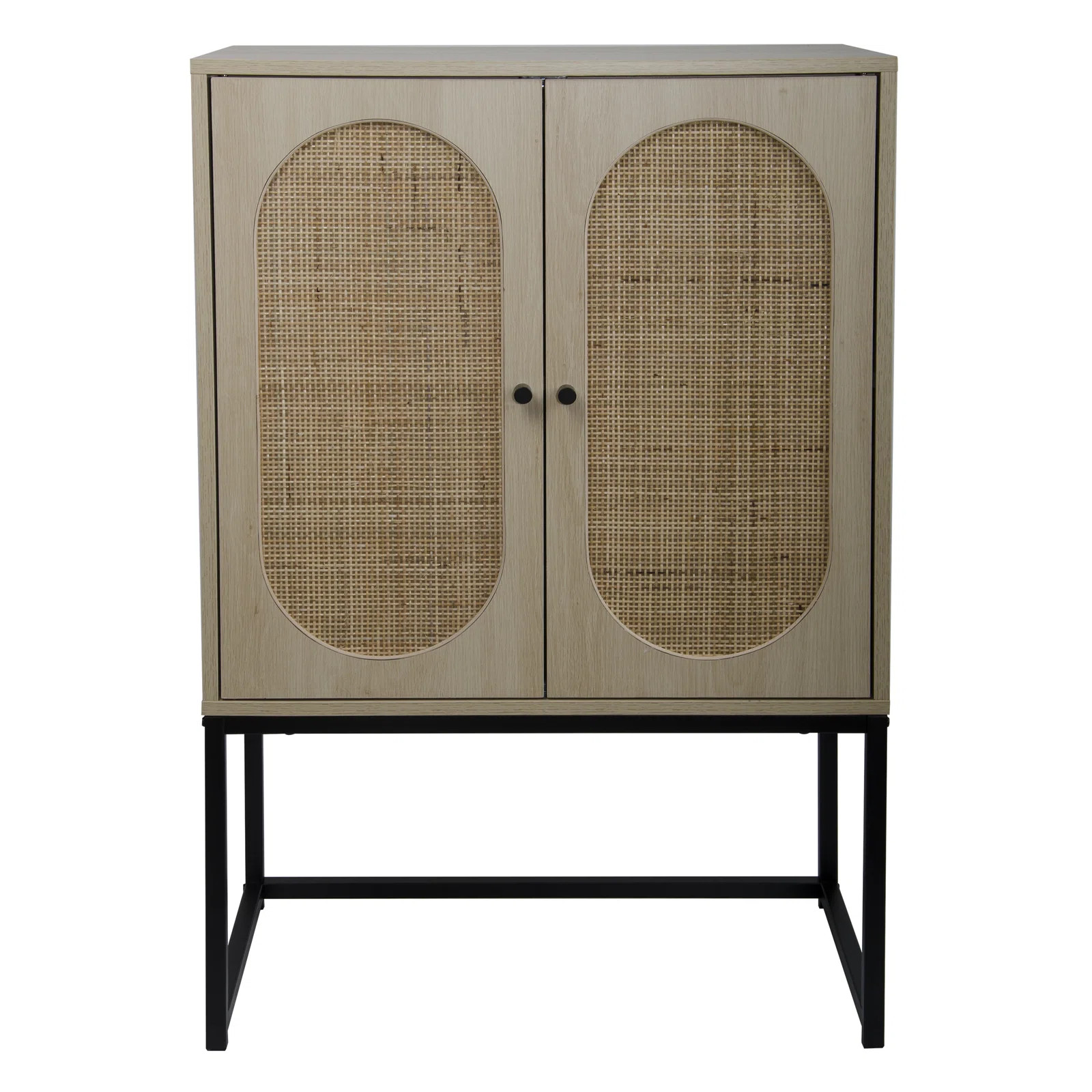 Fujimoto 41'' Tall Stainless Steel 2 - Door Accent Cabinet | Wayfair North America