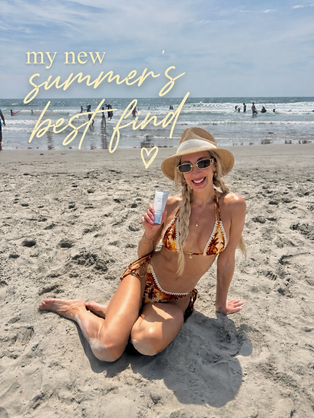 It’s no secret I love a good sunscreen… and I think I just found my favorite. A mineral body SPF with the prettiest shimmer and glow ✨

Beach essentials: my @Eric Javits  hat, @Fifth & Ninth Eyewear sunglasses, @Kulani Kinis , and my new favorite body SPF.

#LTKSwim #LTKTravel #LTKBeauty