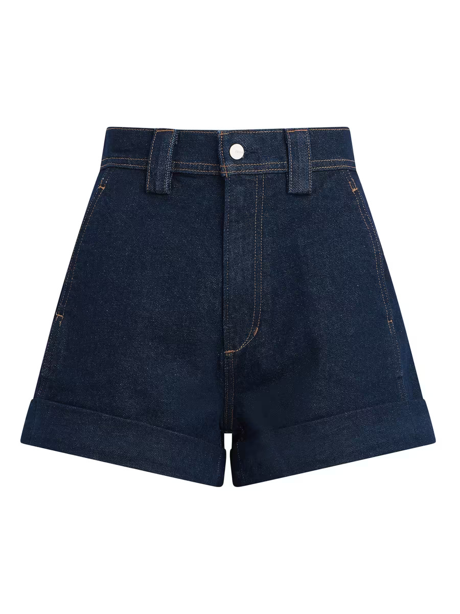 Avery High-Rise Denim Shorts | Saks Fifth Avenue