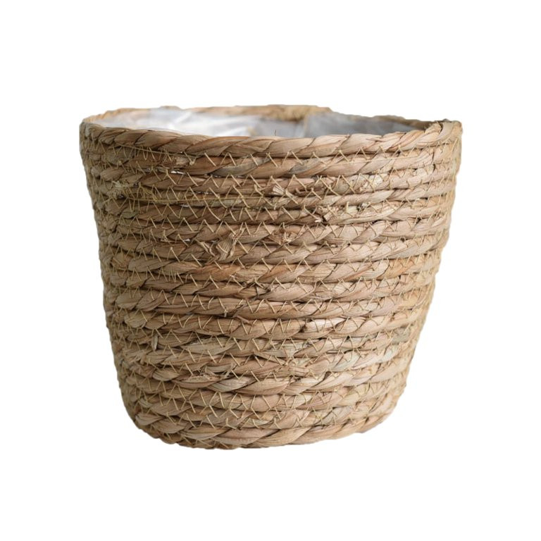 Woven Planter Basket Flower Plant Pot Home Bathroom Storage Lined Holder Hamper Primary Color | Walmart (US)
