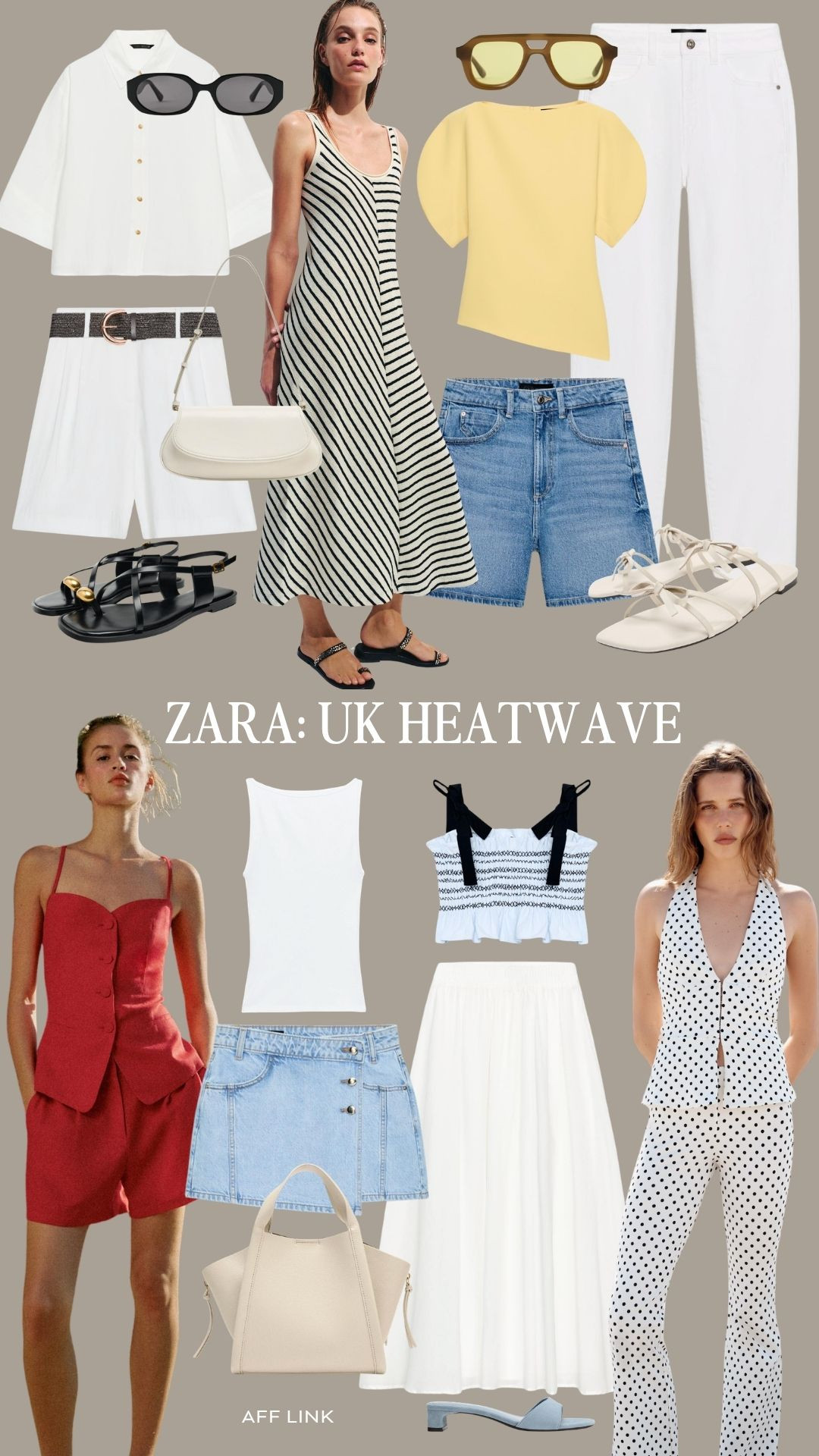 UK Heatwave Faves from Zara! 

Heatwave Outfits, Summer Outfit Ideas, Zara Summer Edit, Striped Maxi Dress, Shirt Co-ord, Summer Denim, Sandals, White Lace Up Sandals, Red Linen Co-Ord, Polka Dot Co Ord, Summer Accessories, White Shoulder Bag, Cream Tote Bag, Hot Weather Fashion 

 #LTKuk #LTKspring #LTKsummer