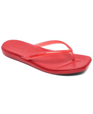 Crocs Women's Miami Frosted Flip-Flop Sandals from Finish Line - Macy's | Macy's