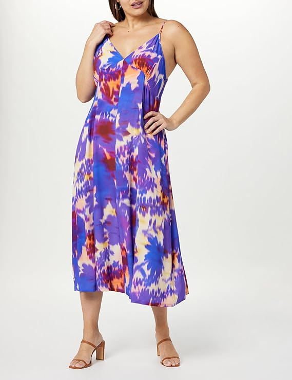 The Drop Women's Isa V-Neck Maxi Dress | Amazon (US)
