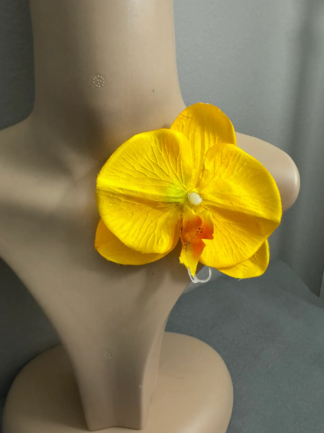 4.5” Yellow Orchid Flower Brooch Pin Orchid Pin Tropical Flower Pin Yellow Orchid Brooch Pin Ac... | Etsy (US)