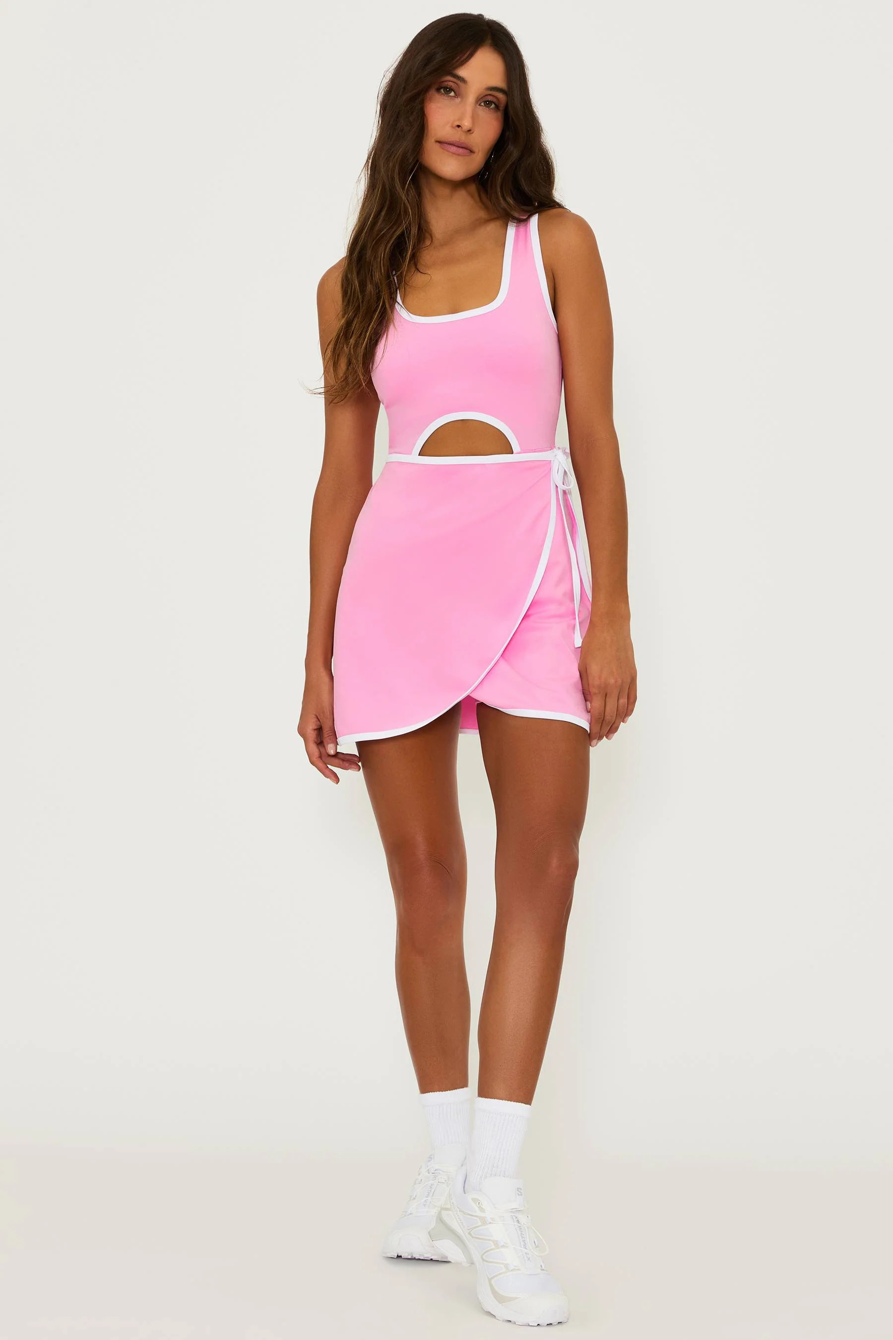Astrid Dress Prism Pink | Tennis Dress | Beach Riot | Beach Riot