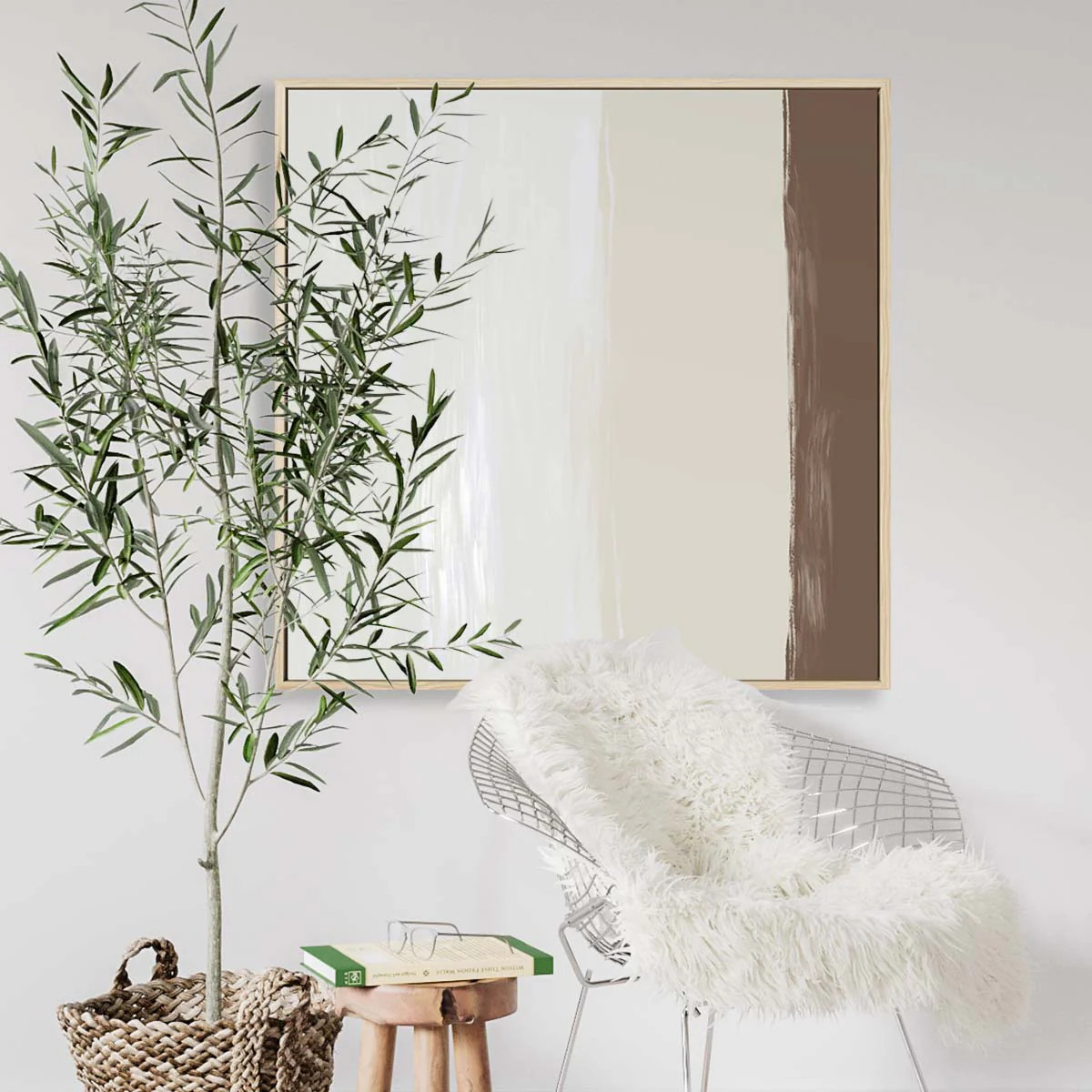 Abstract Study II Framed Canvas | Abstract House