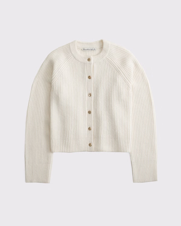 Women's Crew Cardigan | Women's Tops | Abercrombie.com | Abercrombie & Fitch (US)