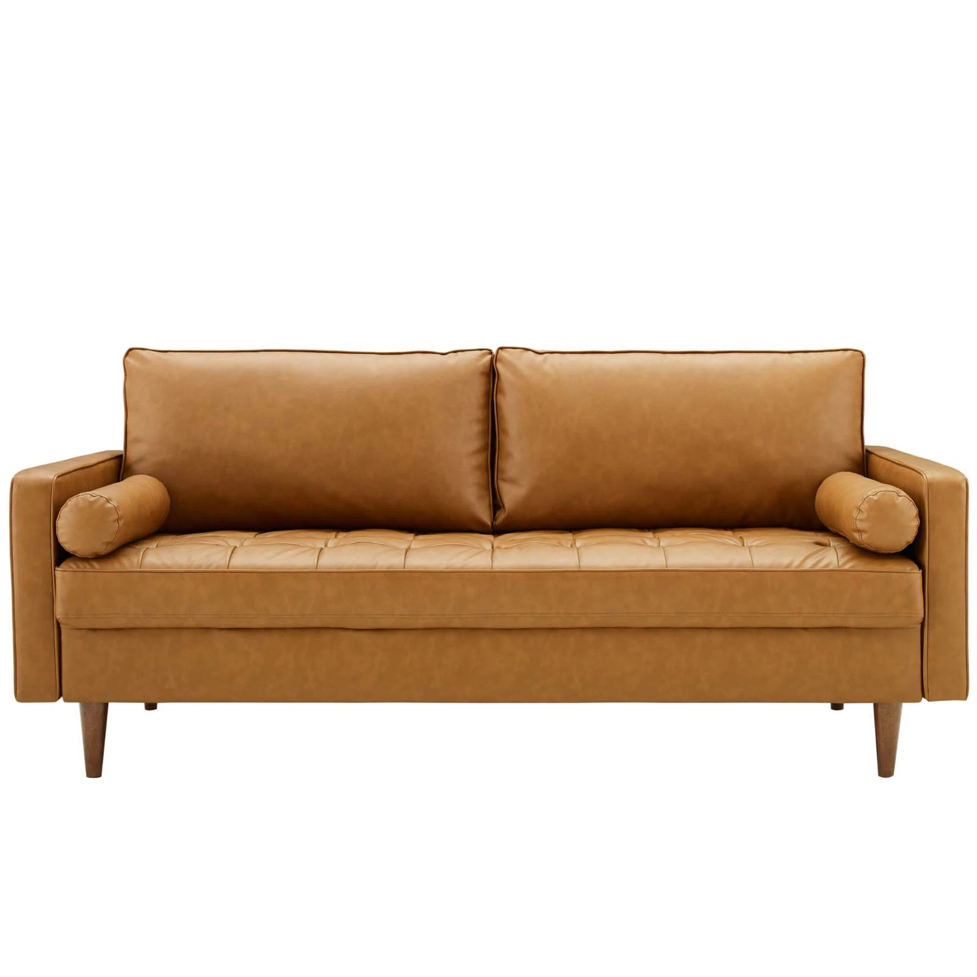 Modway Valour Upholstered Faux Leather Sofa by Modway & Reviews | Wayfair | Wayfair North America