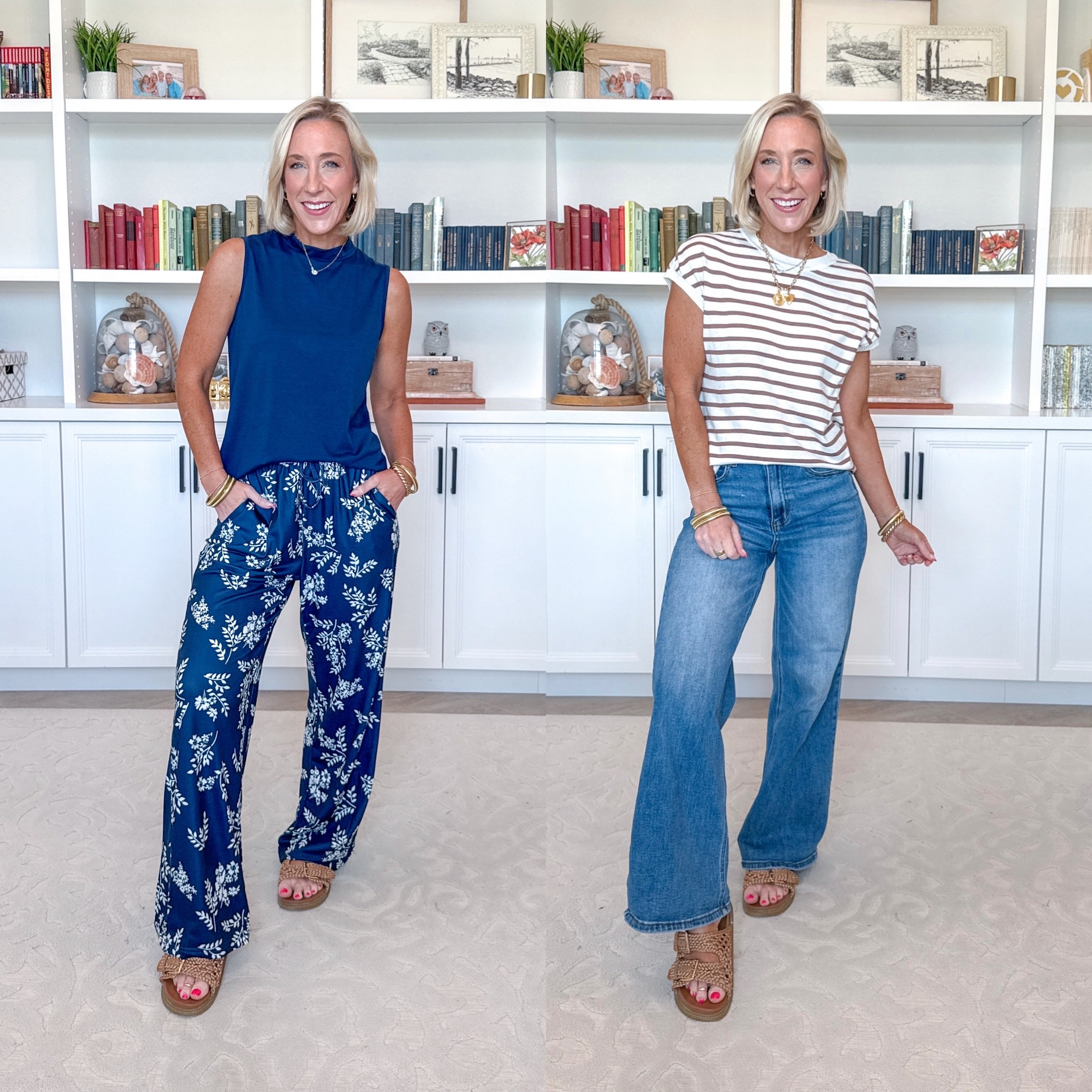 Amazon - new casual finds. 1. Mock Neck & Wide Leg Pants Two Piece Set - size small. 11 colors. 2. Short Sleeve Sweater - size small. 12 colors (stripes and solids). * Wide Leg Jeans - size 25.

 

#LTKSeasonal #LTKOver40 #LTKSaleAlert