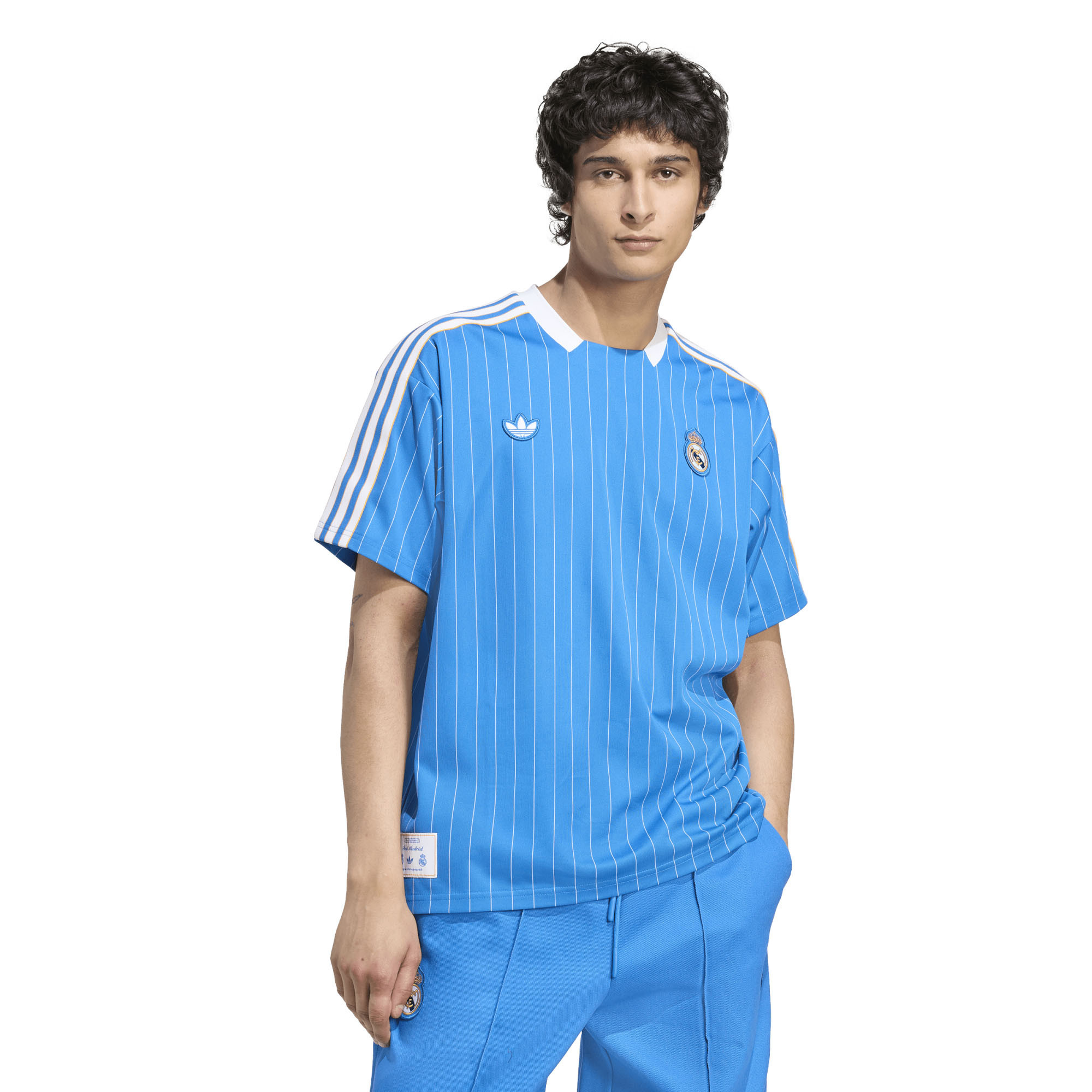 Unisex adidas  Blue Real Madrid Terrace Icons Jersey | Fanatics